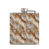Achat-Druck-Flasche Flachmann (Rückseite)