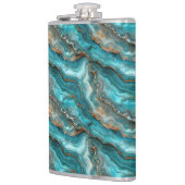 Achat-Druck-Flasche Flachmann (Links)