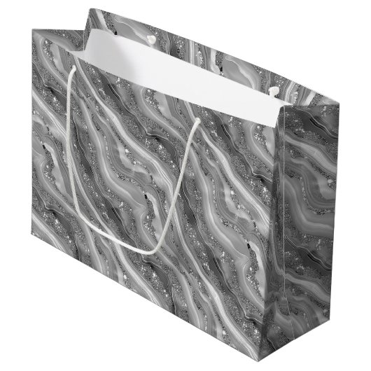 Achat-Druck-Papier-Geschenktasche Große Geschenktüte (Vorderseite Schrägansicht)