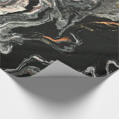 Achat-Flüssigkeits-Marmor Geschenkpapier (Ecke)