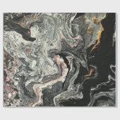 Achat-Flüssigkeits-Marmor Geschenkpapier (Flach)