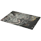 Achat-Flüssigkeits-Marmor Schneidebrett (Ecke)