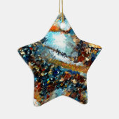 Achat Geode abstrakt Keramik Ornament (Rechts)