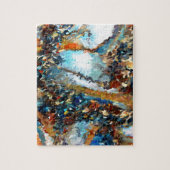 Achat Geode abstrakt Puzzle (Vertikal)