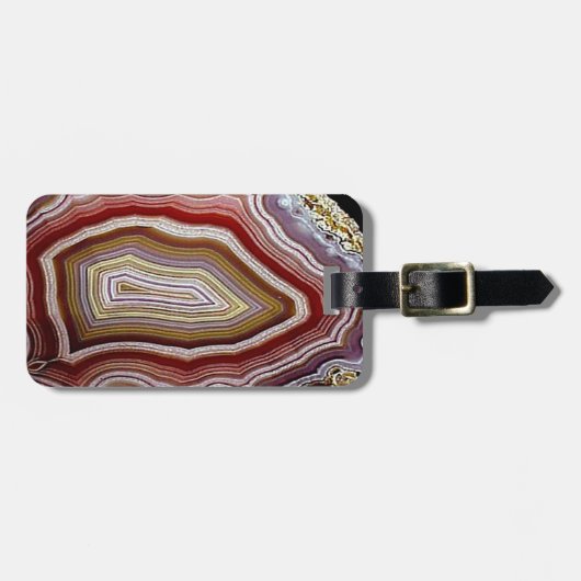 Achat Geode Muster Gepäckanhänger (Vorderseite horizontal)