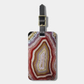Achat Geode Muster Gepäckanhänger (Vorderseite vertikal)
