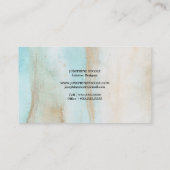 Achat-Kristallinnenarchitekt-Visitenkarte Visitenkarte (Rückseite)
