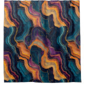 Achat-Kunst-Duschvorhang Duschvorhang (Vorderseite)