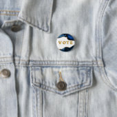 Achat Saphir mit Goldadern Stimme Button (Beispiel)
