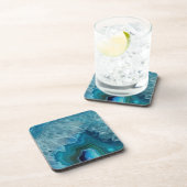 Achat SteinGeode Drusemineral Getränkeuntersetzer (Rechte Seite)