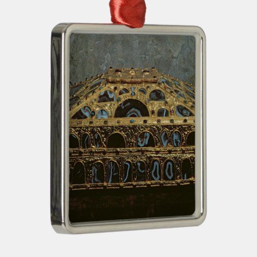 Achatschatulle Silbernes Ornament (Rechts)