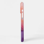 Achatstruktur in Sonnenaufgangfarben iPhone Hülle (Linke Seite)