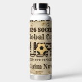 Achempong 2026 Global Cup: Die Stadion Edition 10 Trinkflasche (Rückseite)