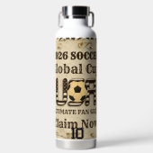 Achempong 2026 Global Cup: Die Stadion Edition 10 Trinkflasche (Vorderseite)