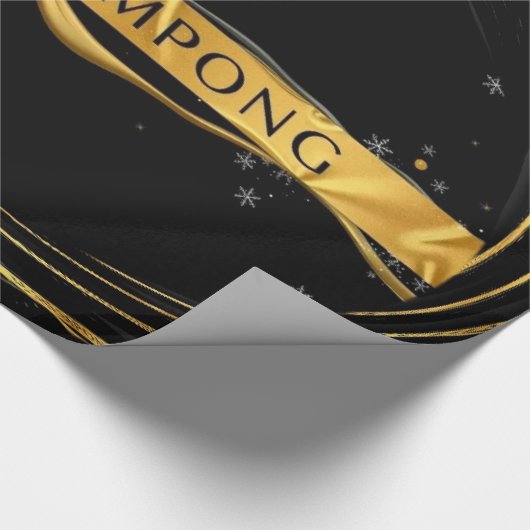 Achempong: Auric Cascade | |Liquid Gold Opulence Geschenkpapier (Ecke)