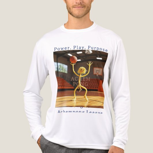 Achempong Basketball: CHAMPS GAME ON - Vermächtnis Tri-Blend Shirt (Vorderseite)