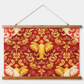 Achempong Customizable Home Decor: Personalized El Wandteppich Mit Holzrahmen (Vorderseite 3)