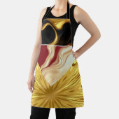 Achempong Designer Apron: Opulent Swirl Crimson Go Schürze (InSitu)