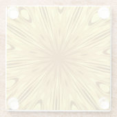 Achempong Designer: Crimson & Gold Opulent | Tisch Glasuntersetzer (Rückseite)