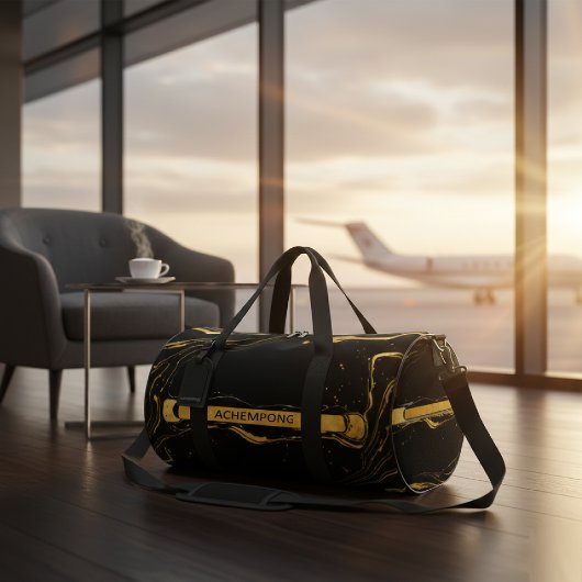 Achempong: Die Aurik-Kaskade | Opulentes flüssiges Duffle Bag