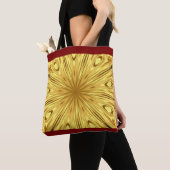 Achempong: Gilded Zenith Opulen Swirl Crimson Gold Tasche (Von Nahem)