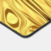 Achempong: Gilded Zenith | Opulent Swirl Liquid Go Schreibtischunterlage (Ecke)