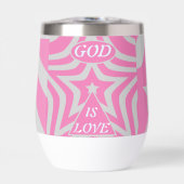 Achempong God is Liebe Star Pastell Pink stemless (Vorderseite)