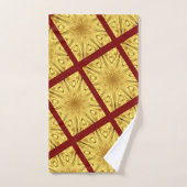 Achempong: Gold Luxry | Gilded Zenith Crimson Swir Badhandtuch Set (Handtuch)