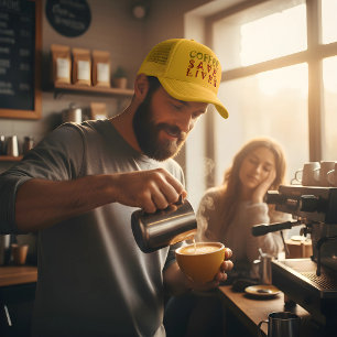 Achempong "Kaffee rettet Leben" Baristas & Kaffe Truckerkappe