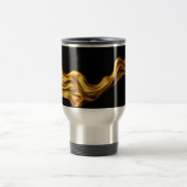 Achempong Opulent Liquid Gold Black Monochrome C Reisebecher (Mittel)