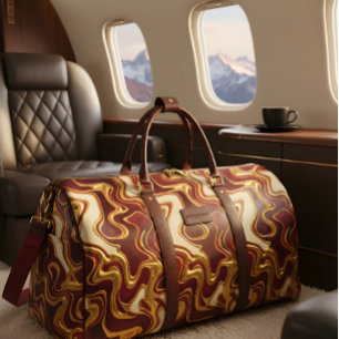 Achempong Private Jet Edition: Karmesinrot Butter- Duffle Bag