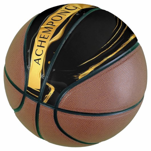 Achempong: The Auric Cascade Game of Champions Lux Basketball (angewinkelt)