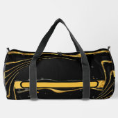 Achempong: The Auric Cascade | Opulent Liquid Gold Duffle Bag (Rückseite)