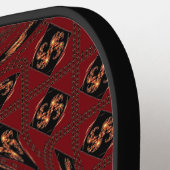 Achempong Zazzle: Cosmic Symmetry High-Performance Pickleball Schläger (Linke Seite)