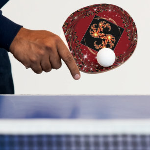 Achempong Zazzle: Kosmische Balance Hochleistungs- Tischtennis Schläger
