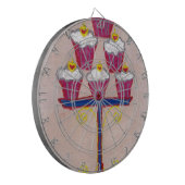 Achempongs künstlerische, inspirierende Cupcake-Co Dartscheibe (Vorderseite Links)