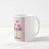 Achempongs künstlerische, inspirierende Cupcake-Co Kaffeetasse (VorderseiteRechts)