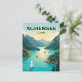 Achensee Österreich Postkarte (Stehend Vorderseite)