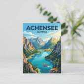 Achensee Österreich Postkarte (Stehend Vorderseite)