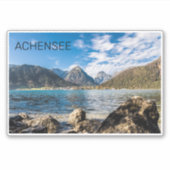 Achensee Tirol Retro Austria Holiday Souvenir Aufkleber (Vorderseite)