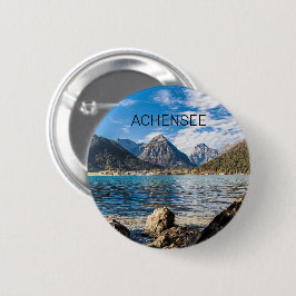 Achensee Tirol Retro Austria Holiday Souvenir Button