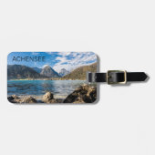 Achensee Tirol Retro Austria Holiday Souvenir Gepäckanhänger (Vorderseite horizontal)