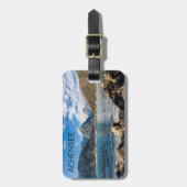 Achensee Tirol Retro Austria Holiday Souvenir Gepäckanhänger (Vorderseite vertikal)