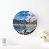 Achensee Tirol Retro Austria Holiday Souvenir Große Wanduhr (Zuhause)