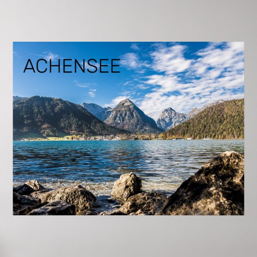 Achensee Tirol Retro Austria Holiday Souvenir Poster (Vorne)