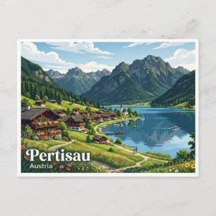 Achensee und Pertisau Österreich Postkarte
