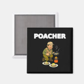 Acher Fishing Tee Fishing Gift Hunting Gift Funny Magnet (Vorderseite/Rückseite)