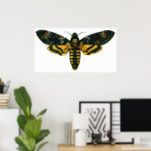 Acherontia-Atropos (Todeskopfhawkmoth) Poster (Heimbüro)