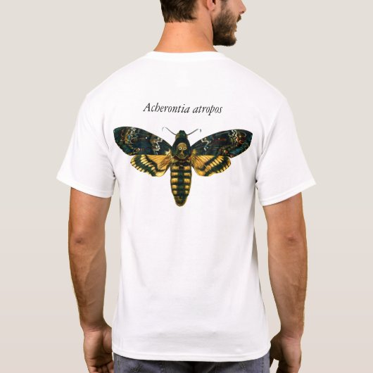 Acherontia-Atropos (Todeskopfhawkmoth) T-Shirt (Rückseite)