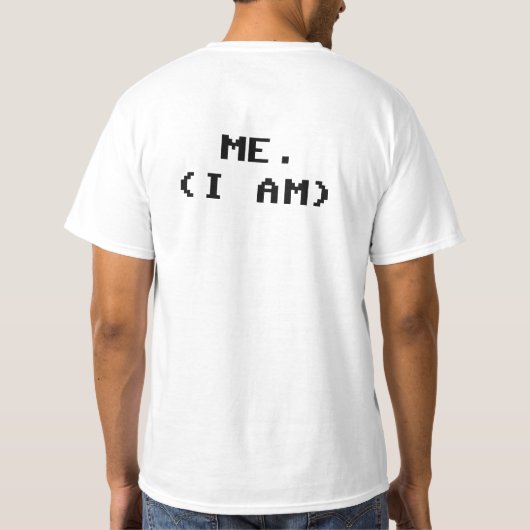 Achewood Schwarzer T - Shirt auf doppelseitiger Eb (Rückseite)